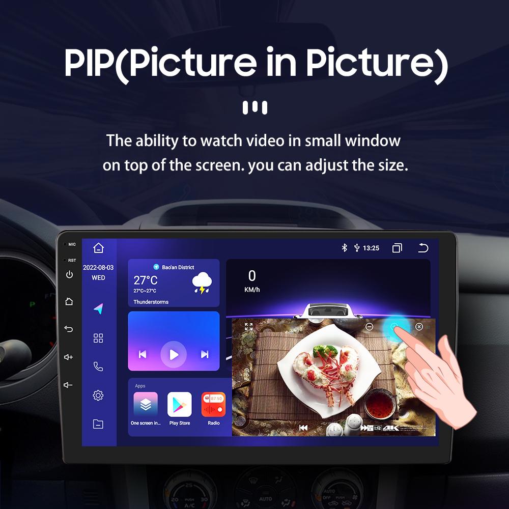 Hizpo 8G+128G 2din Android 12 Car Radio for Citroen C4 C-Triomphe C-Quatre 2004-2014 Multimedia Video 4G Carplay RDS DSP GPS Navigaion  DAB Autoradio