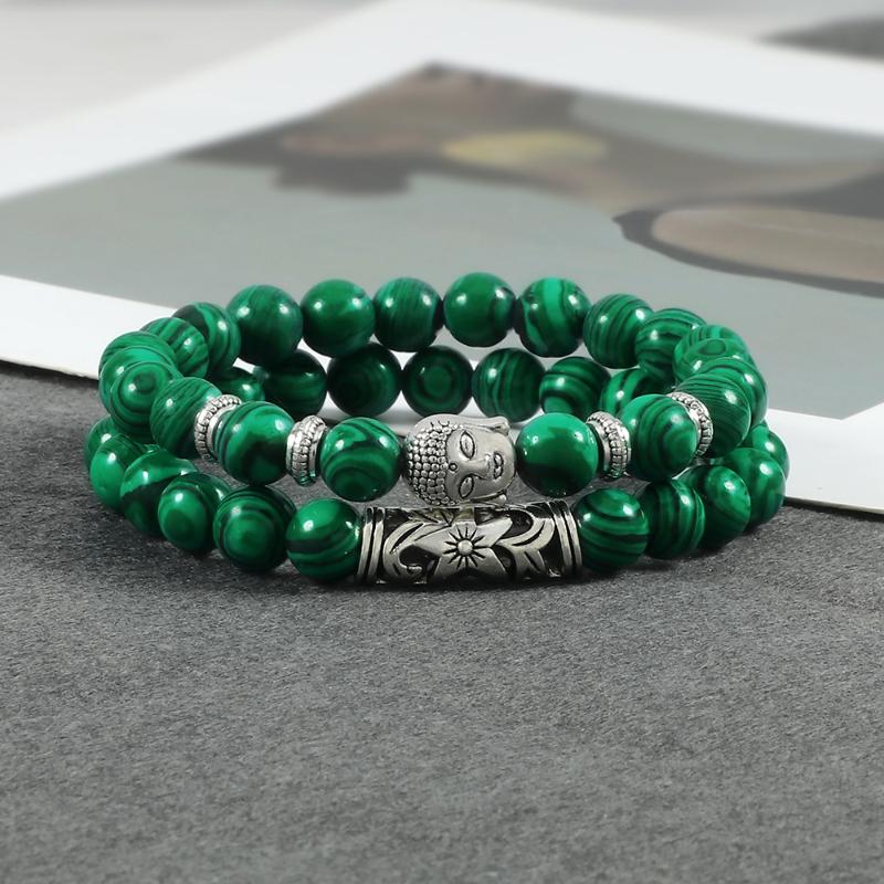 2 шт. Натуральный камень Черная лава Тигровый глаз Выветрившийся камень Браслет-шарм Нить Украшения Для пар Расстояние Сова Бусины Браслеты