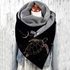 Модный женский шарф с принтом Модный многоцелевой шарф-шаль