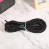7mm 10m   32.8ft Clothes Round Elastic Rope Cord with Strong Elasticity for Clothing DIY Black