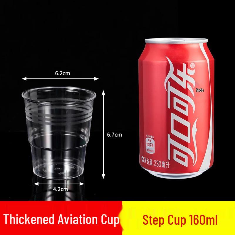 Disposable Crystal Clear Plastic Cups for Commercial and Household Use