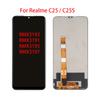 ЖК-экран для Realme C25 C25s, ЖК-дисплей, дигитайзер сенсорного экрана, полная сборка, запасная часть