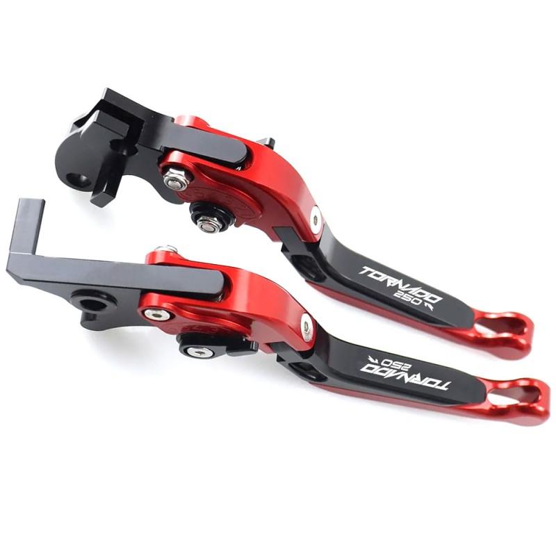 CNC Adjustable Folding Brake Clutch Lever Vento Tornado 250 Motorcycle Aluminum Handlebar Control