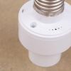 E27 Radar Induction Lamp Holder White Ceiling Light Lamp Bulb Fixing Base Stand Light Bulb Holder Lamp Socket For Home