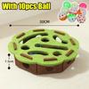 Cat Puzzle Interactive Toy Felt Puzzle Box Cat Exercise Toy With Ball Sports Entertainment Hunting Cat Toys For Indoor Cats
