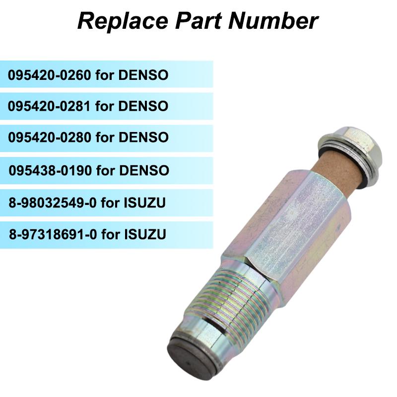 Fuel Pressure Limiter Valve 095420-0260 0954200260 for Isuzu Mitsunishi Nissan 8-98032549-0 8-97318691-0 6C1Q-9H321-AB