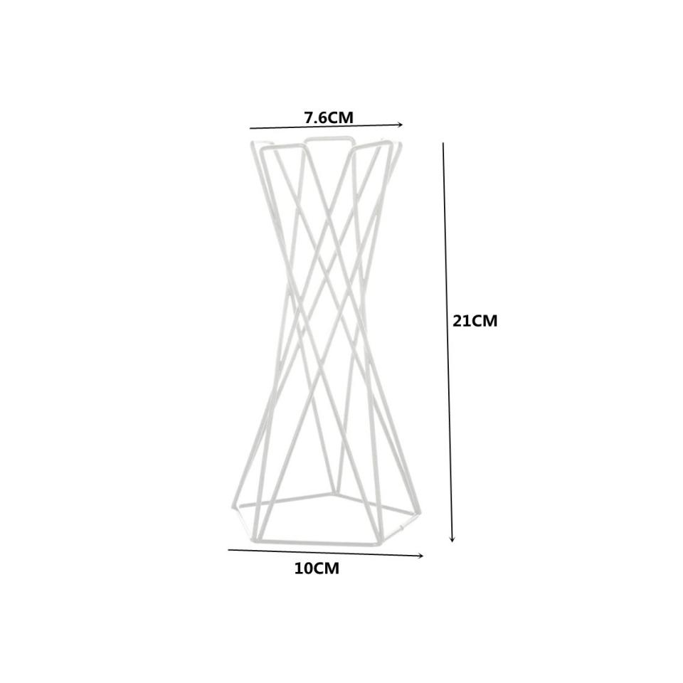 Деревенский Неправильной Формы Подставка для Цветочного Горшка Геометрическая Металлическая Подставка Подставка для Растений Аэрофитов Стеллаж Скандинавский Стиль Садовая Дисплейная Декорация RE