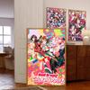 BanG Dream It's My GO Постер Аниме Постеры Липкие HD Качество Настенное Искусство Ретро Постеры для Дома Кавайный Декор Комнаты