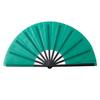 Складной веер, чистый цвет, сильный веер, легкий веер в стиле ретро, ​​веер кунг-фу, веер тай-чи, китайский танцевальный веер, украшение для вечеринки, веер