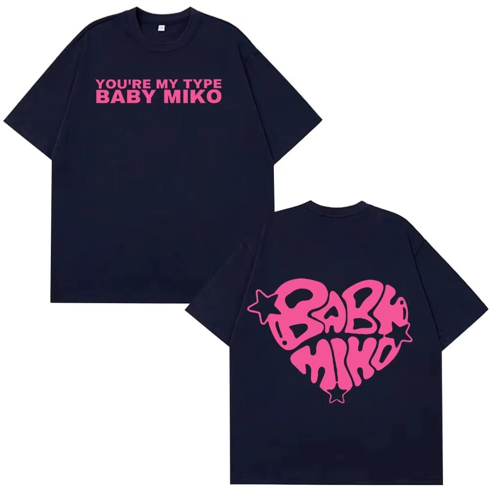 Young Miko Baby Miko Merch Fans T Shirts Unisex Women Fashion Aesthetic Shortsleeved Cotton Tshirt Summer Oversized Unisex Tshirts