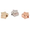 50pcs 3 Colors Star Shaped Beads Small Hole Star Spacer Beads Jewelry Making Beads  DIY Jewelry