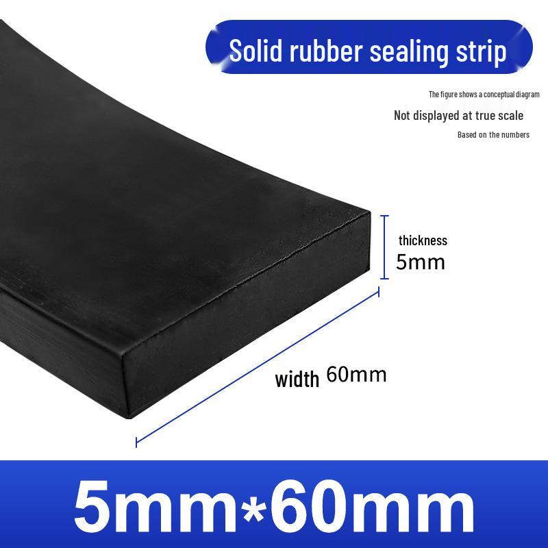 Nitrile Rubber Strip: Oil & Pressure-Resistant Shock Absorbing Glass Pad for Sealing & Joint Support