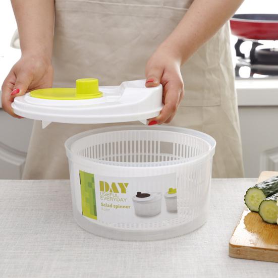 Roamtic Fashion Kitchen Washer Lettuce Salad Fruits Dryer Spinner Dehydrator Vegetable Large Manual