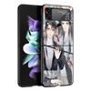 Аниме Мо Дао Цзу Ши Милый Чехол для Телефона Z Flip 4 Для Samsung Z Flip 3 5G Черный Жесткий Чехол Galaxy ZFlip3 ZFlip5 Обложка Складной Роскошный