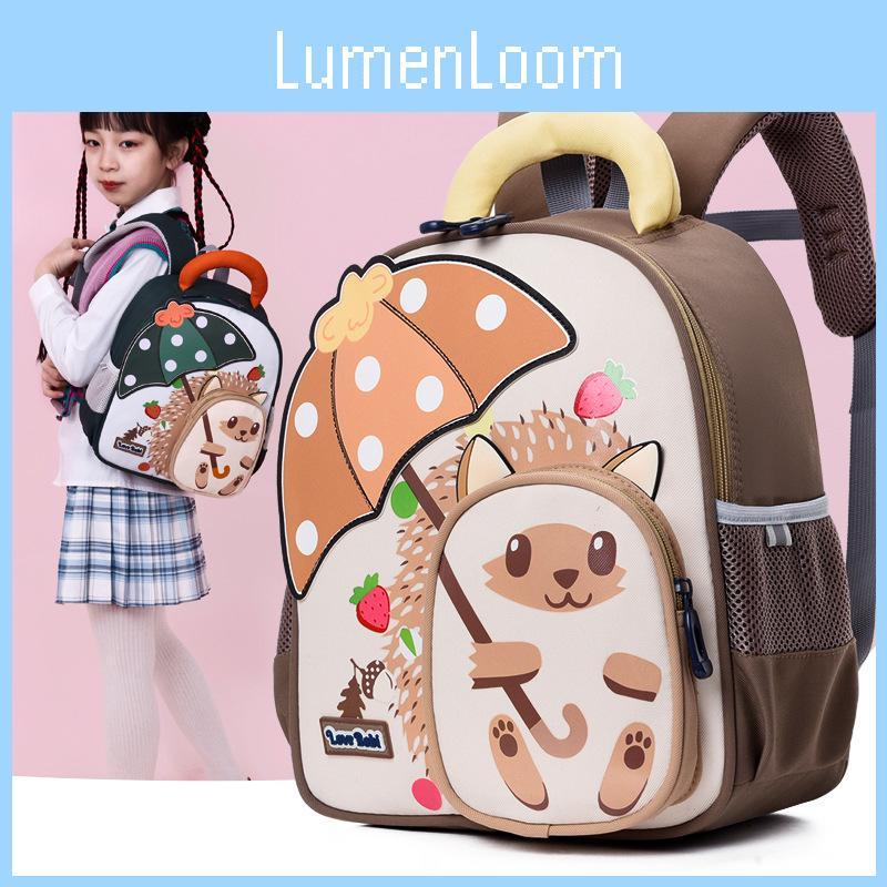 Eye-catching Cartoon Hedgehog Kids Backpack Lightweight And Fun Design For Boys Girls Preschool Use