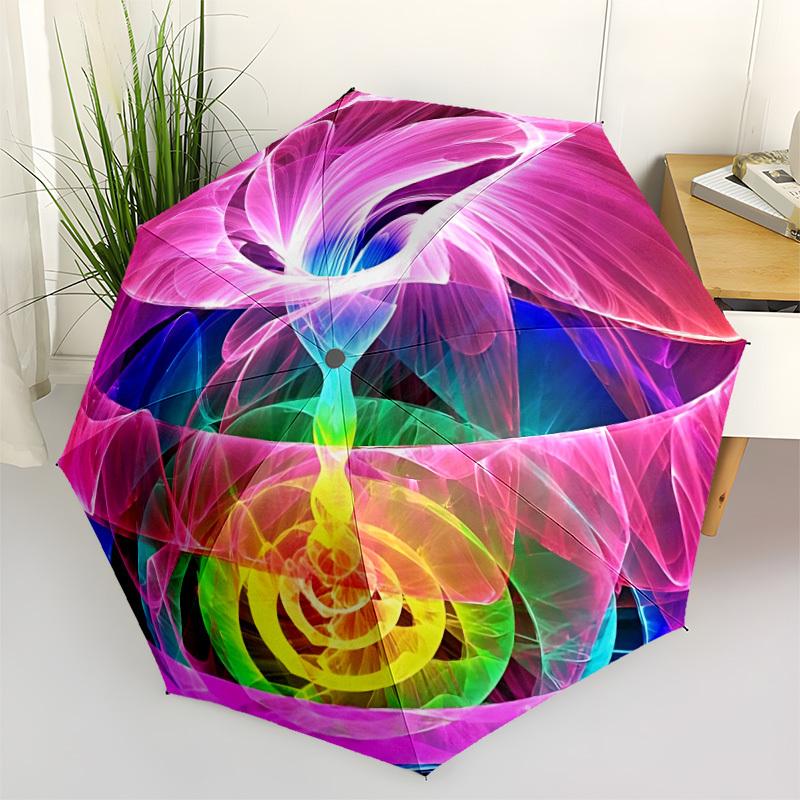 1pc Colorful Sphere Folding Umbrella, Durable, Suitable for Outdoor Activities or Rain, Suitable for Commuting yy251027090