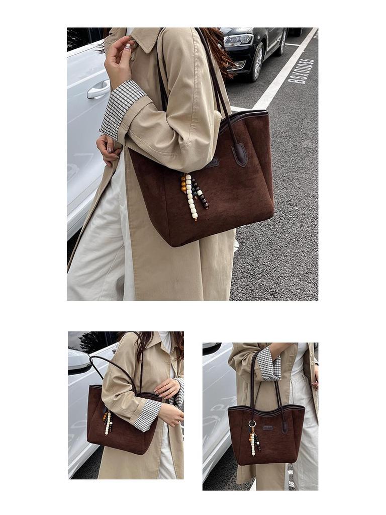 Women's Large Capacity Leopard Print Tote Bag - 2025 Autumn/Winter Edition