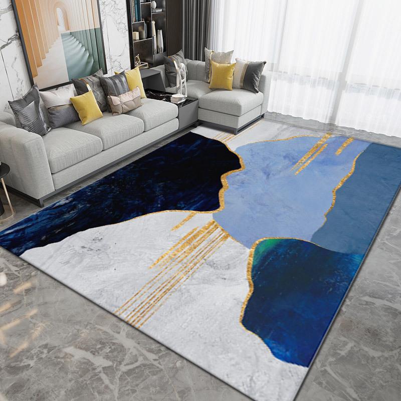 Ковер с принтом для гостиной, большой площади, противоскользящий ковер для спальни, прикроватное одеяло, аксессуары для домашнего декора