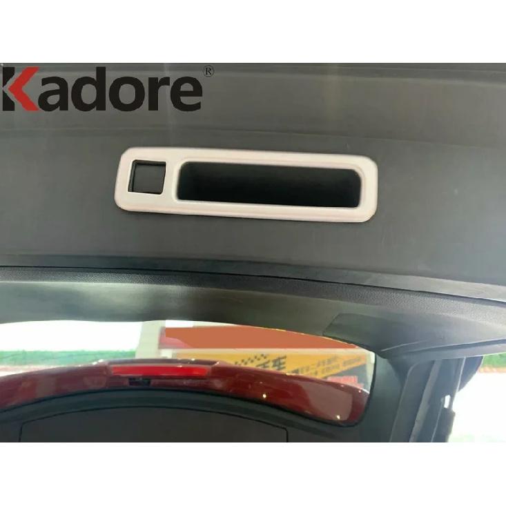 Накладка на панель кнопки крышки багажника автомобиля для Toyota Highlander Hybrid 2024, аксессуары для интерьера из углеродного волокна