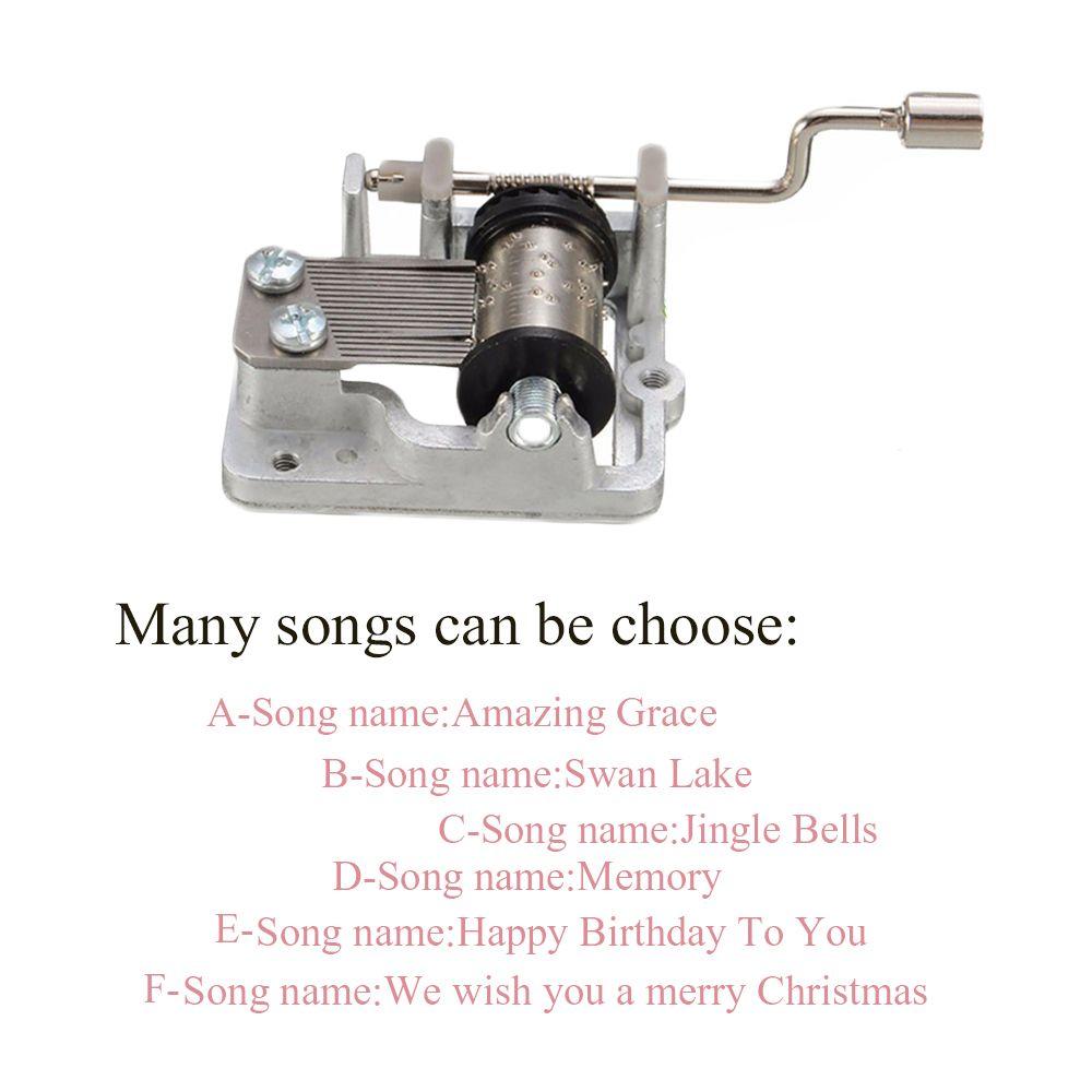 Подарок на день рождения, Рождество для детей, Механическая музыкальная шкатулка с ручным приводом, Рождественская песня, Декор, Коллекционные предметы