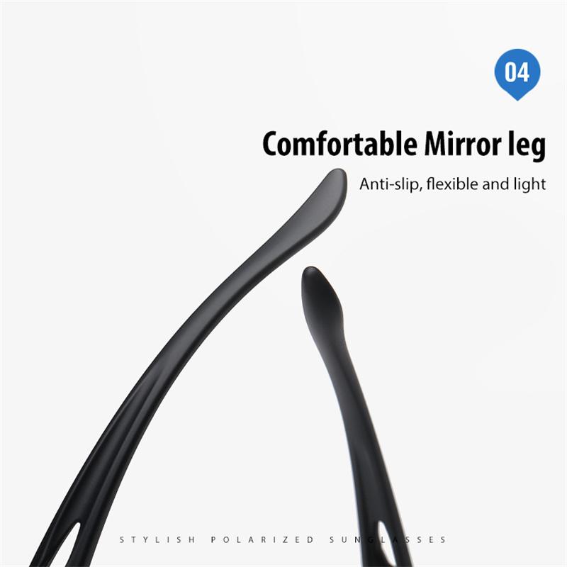 Мужские модные фотохромные поляризованные солнцезащитные очки, брендовый дизайн, спортивные солнцезащитные очки для мужских подарков