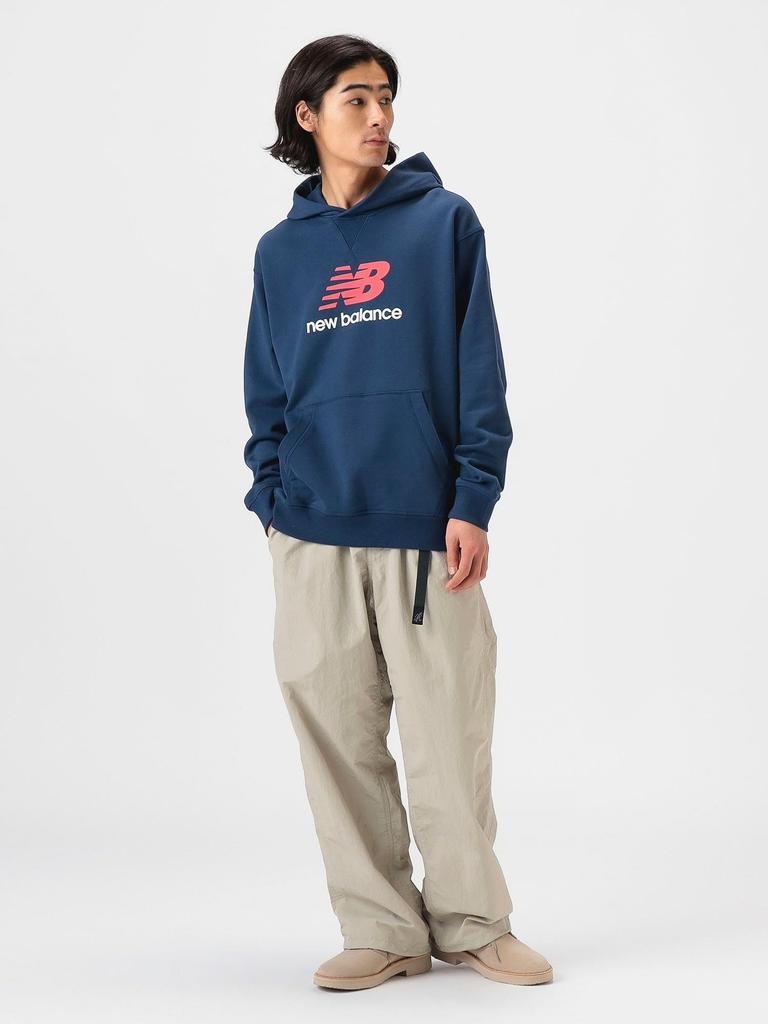 B:MING LIFE STORE by BEAMS Sweatshirt [EXCLUSIVE] New Balance Logo Hoodie Men's Navy L_92130445424