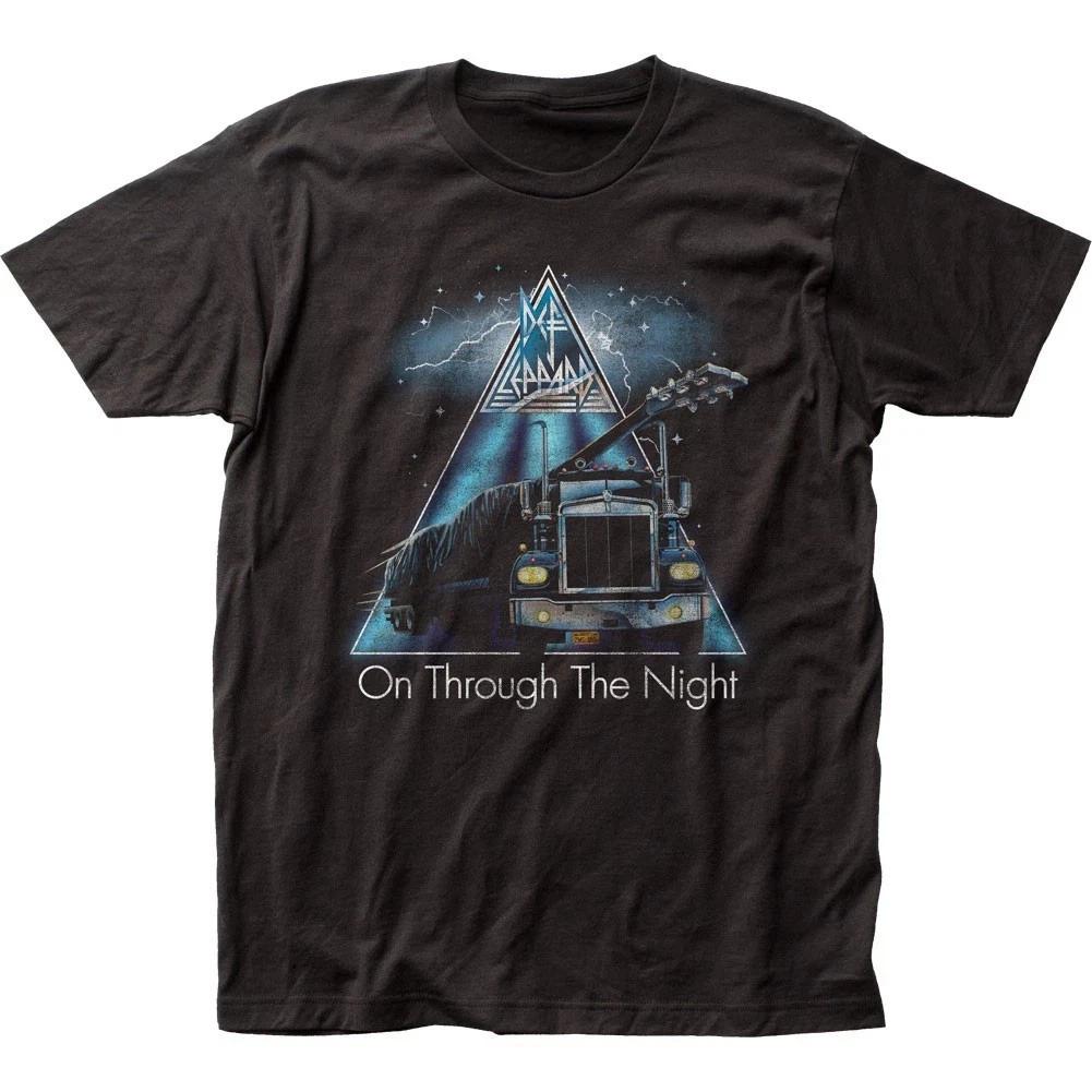 On Through The Night T-Shirt Music Rock Reprint Black | S - 4XL