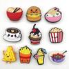 Милые шармы для клогов из серии "Еда": Набор из 10 декоративных пуговиц для студенческой обуви и обуви в стиле «сад» для DIY