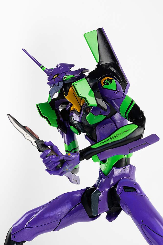 Robodo Evangelion New Theatrical Edition Evangelion Unit 01 Подвижная фигурка из сплава, окрашенная в немасштабируемый цвет, ABS, ПВХ, ПОМ и цинк