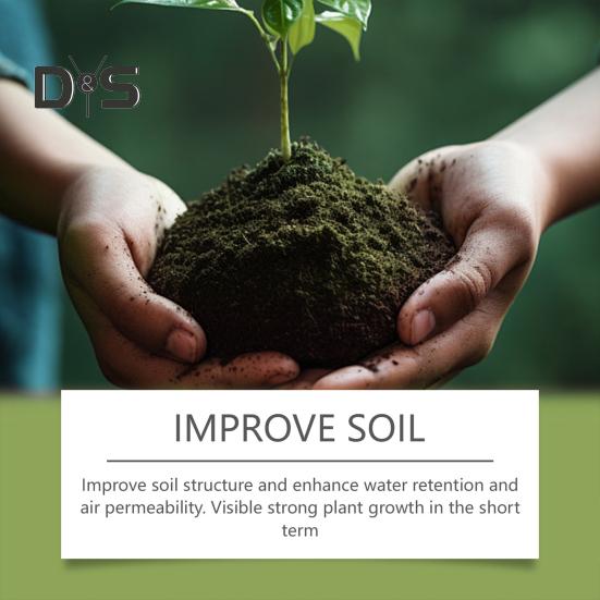 Порошковый активатор почвы Удобрение, богатое питательными веществами, стимулятор роста растений Порошок для активации почвы для почвенной смеси Рассада Компост Растения для помещений и улицы