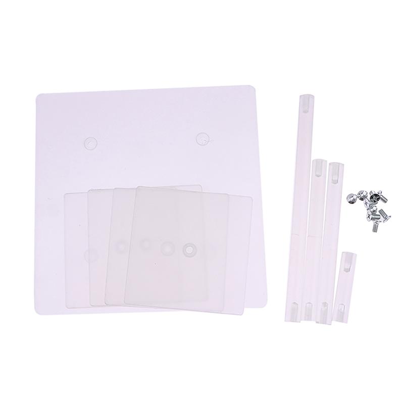 4 Layers Square Transparent Removable Acrylic Display Stand Holder Rack Kit Blind Box Display Stand Jewelry Holder Shelf