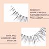 4pairs Natural False Eyelashes Thin Band Hand Made Short Lighter Eyelash  Korean Fashion Makeup Tools
