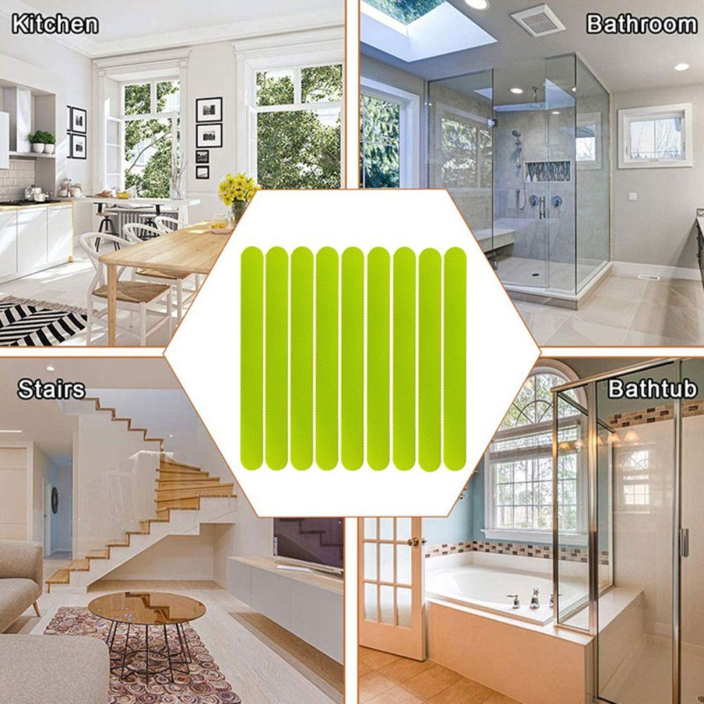 6 шт. нескользящие противоскользящие полоски цветные полоски безопасности для ванной новые наклейки для душа