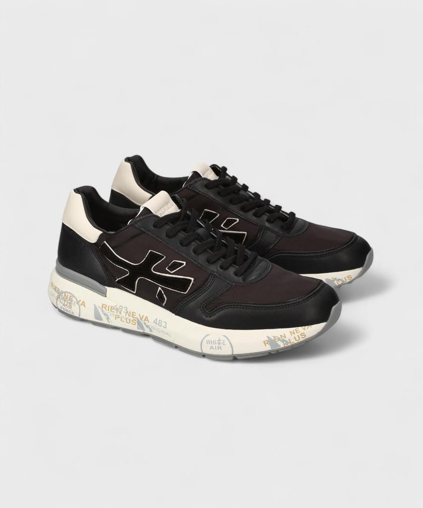 Premiata [Mick] Black Men'S Mix Sneakers