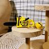 Realistic Power Saw Bag Pendant Plastic Logging Saw Toy Electric Saw Keychain  Gift Key Decor