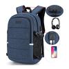 Fashionable Multi Pocket Neutral Backpack Waterproof, Anti-theft 14 Inch Computer Backpack USB And Headphone Reserved Ports