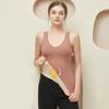 Сексуальные зимние термобелье, женский терможилет, зимние топы без косточек, теплая шерстяная бархатная меховая майка, внутренняя одежда, нижнее белье больших размеров