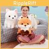 Tailed Long Fox Plush Toy Cartoon Stuffed Animal Doll Decorations Kids Gift