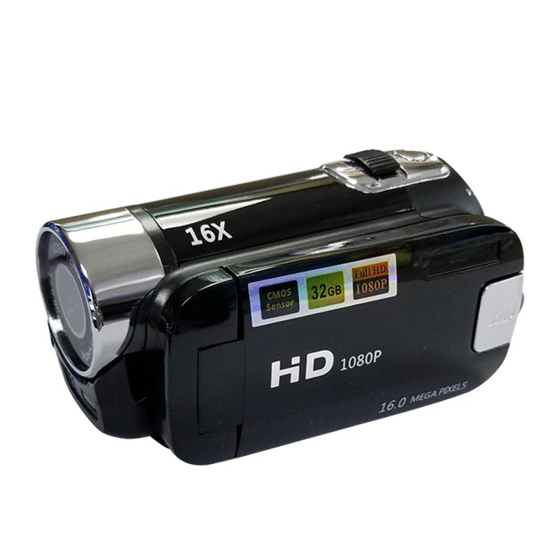 Видеокамера 16MP Full HD цифровое масштабирование Видеокамера TFT LCD экран Съемка DVR Видеокамера 2,7-дюймовый экран Просмотр воспроизведения