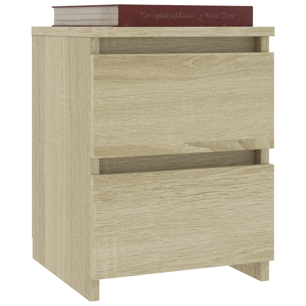 Nightstand Sonoma Oak 30x30x40 cm Particleboard