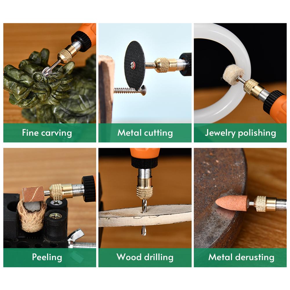 Electric Grinding Accessories Set 276PC Consumables Rotary Tools Accessories Kit Anticrash Foam Box