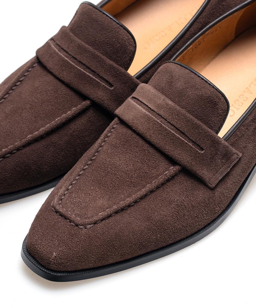 Allclassic Alc1001 Adore Penny Loafer_D.Brown Suede