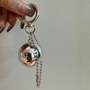 Корейский крутой металлический большой шар кулон брелок простой сумка подвеска декор наушники чехол аксессуары подарок