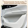 For Geely EX2 2025 PU Leather Car Door Anti-kick Pad Front Rear Door Protective Pad Interior Car Modification Auto Accessories