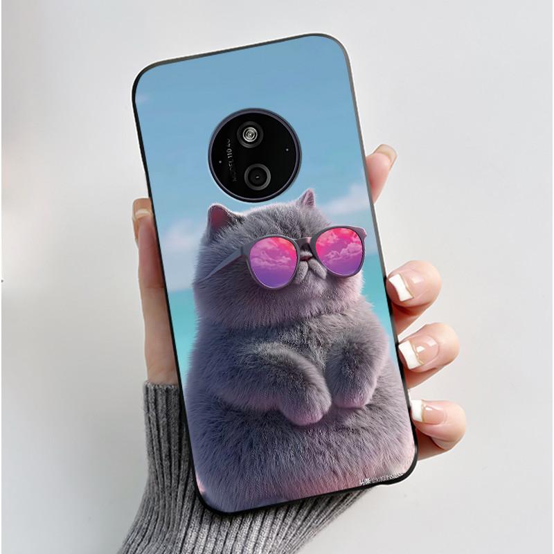 Чехол для Nokia 125 110 4G 2024 HMD 110 Чехол Эстетичный Роскошный Милый Крутой Для Мальчиков Девочек Мягкий Силикон Черный Матовый Крышка-Оболочка для Телефона