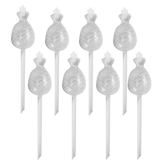 Юшенг Самополивающийся шар Дизайн ананаса Автоматические поливочные шары для растений Вставка для кашпо Устройство для полива с медленным высвобождением для комнатных горшечных растений Когда