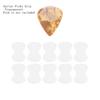 10x Guitar Pick Grips Large Area Durable Reusable Stick On Grip for Picks Non Slip Soft Comfortable Picks Stop Dropping