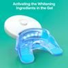 Teeth Whitening Kit with 32 LED Gum Light Silicone Mouthpiece Gel Tube Portable IPX7 Waterproof Gum Health Toothache Relief Light Therapy Periodontal