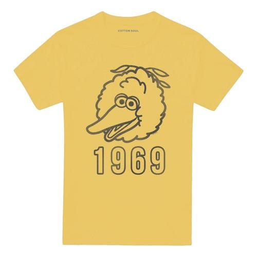 Sesame Street Unisex Adult 1969 Big Bird T-Shirt
