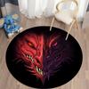 3D Dragon Carpet Living Room Rugs Round Carpet Bedroom Carpet Children Carpet Mat for Children Carpet for Children's Room